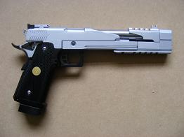 WE HI-CAPA 7inch Dragon B Full Metal GBB silver